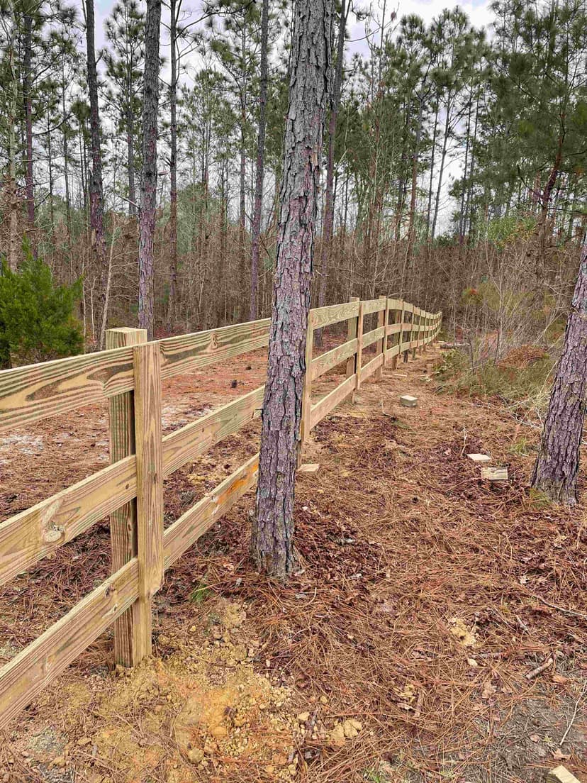 Three Board Fence