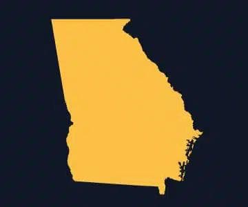 South Georgia service area map